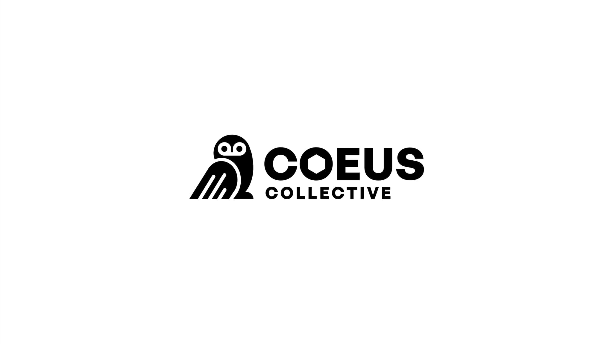 Bold Coeus logo featuring an owl symbol, representing vision clarity and creative intelligence.
